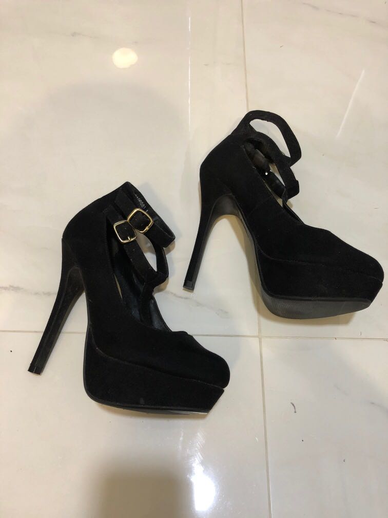 platform mary jane heels