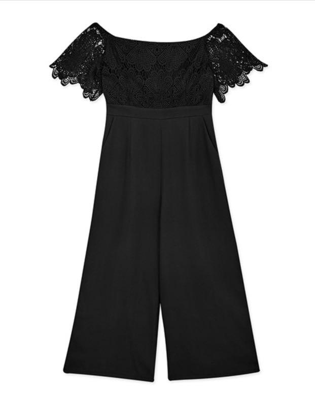 plus size lace jumpsuit