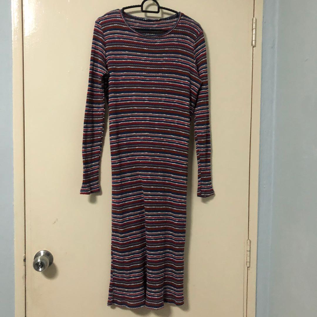 Pull and clearance bear midi dress
