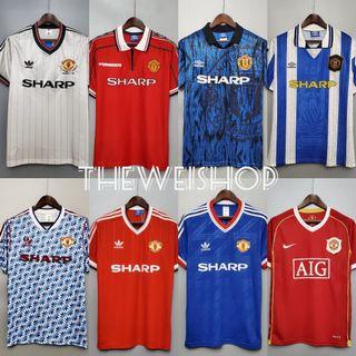 Manchester United Retro Jersey Sports Carousell Singapore