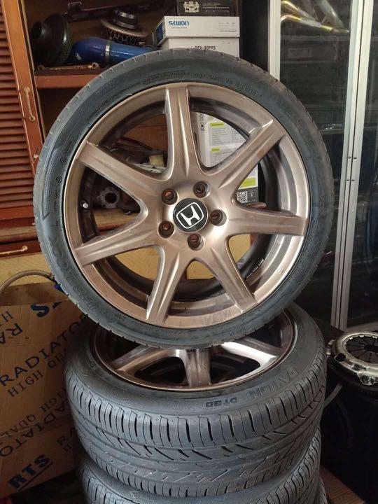 Rim Type R original + 18inch tayar, Auto Accessories on Carousell