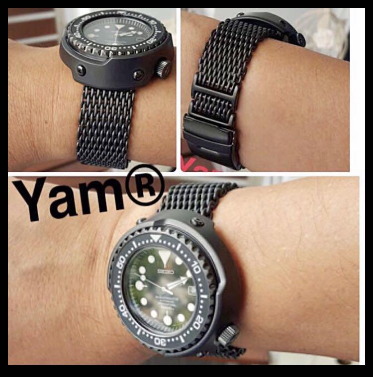 Seiko shark mesh bracelet on sale