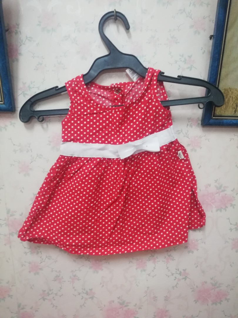 baby dress red