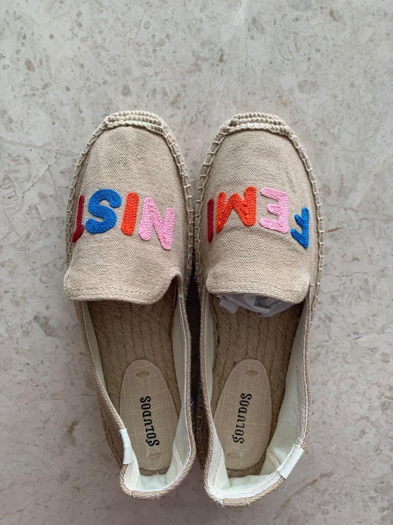 feminist espadrilles