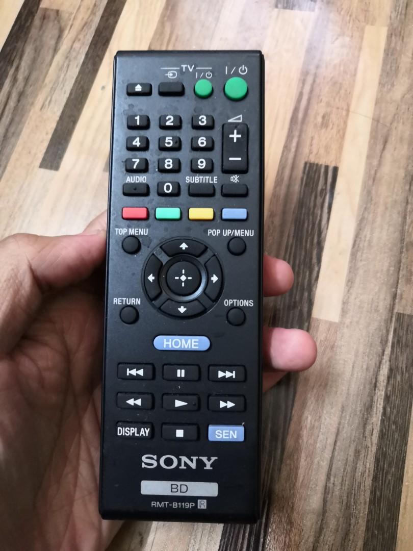 Sony bluray disc remote control, TV & Home Appliances, TV