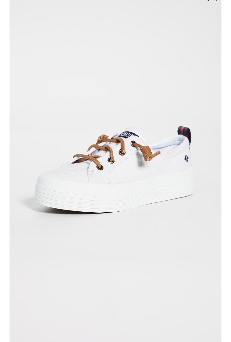 全新 Sperry Crest Vibe 經典厚底帆布鞋 女裝 鞋 拖鞋 Carousell
