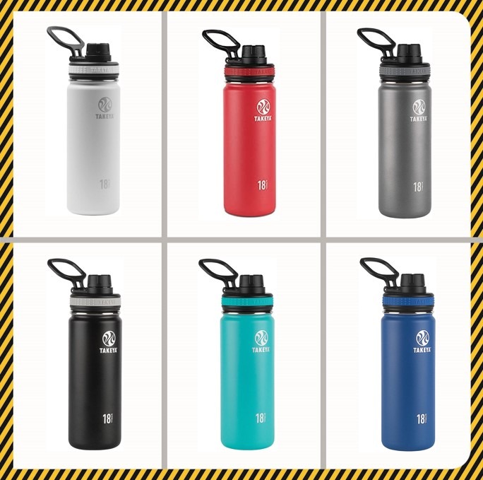 Takeya Originals VacuumInsulated StainlessSteel Water Bottle 14 18 24