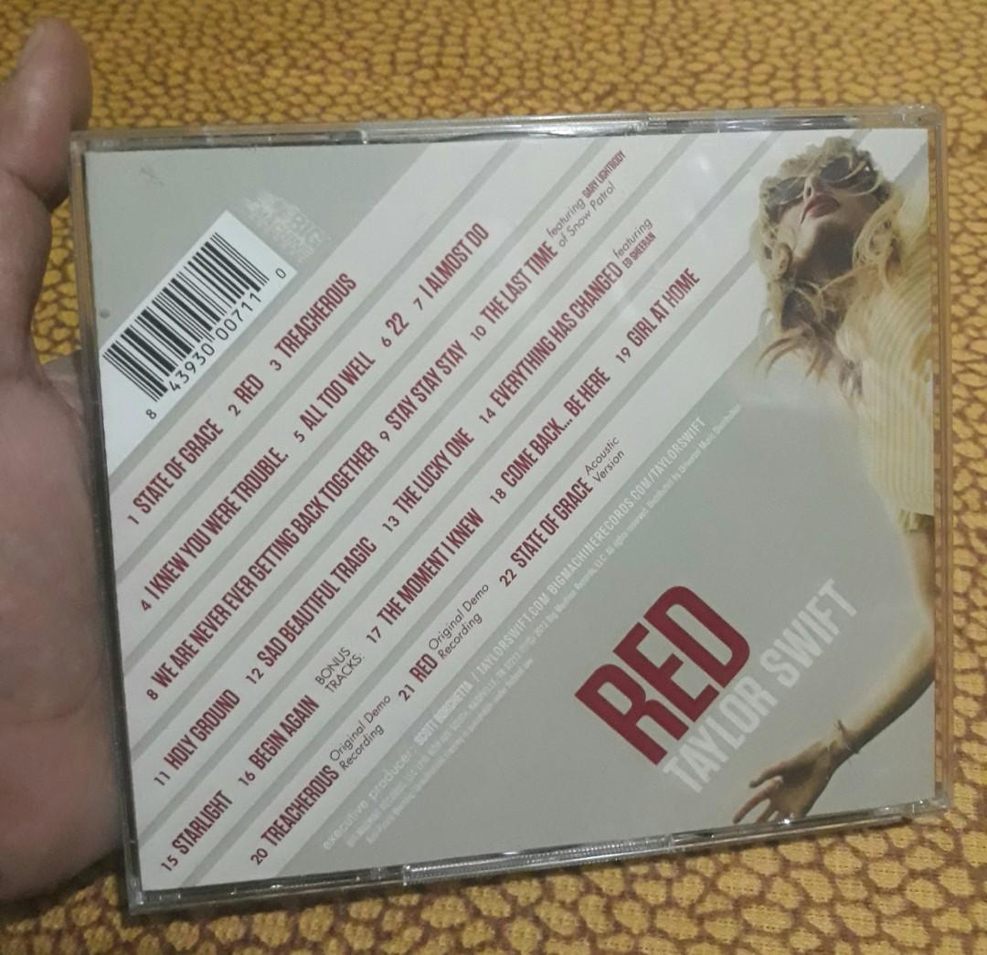 TAYLOR SWIFT : RED [DELUXE - TARGET EXCLUSIVE EDITION ], Hobbies & Toys ...