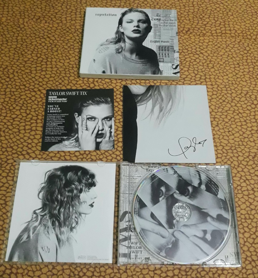 TAYLOR SWIFT : REPUTATION [ IMPORTED CD ALBUM], Hobbies & Toys, Music &  Media, Music Accessories on Carousell