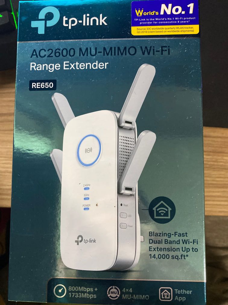 Tp Link Ac2600 Wifi Extender Re650 Electronics Others On Carousell