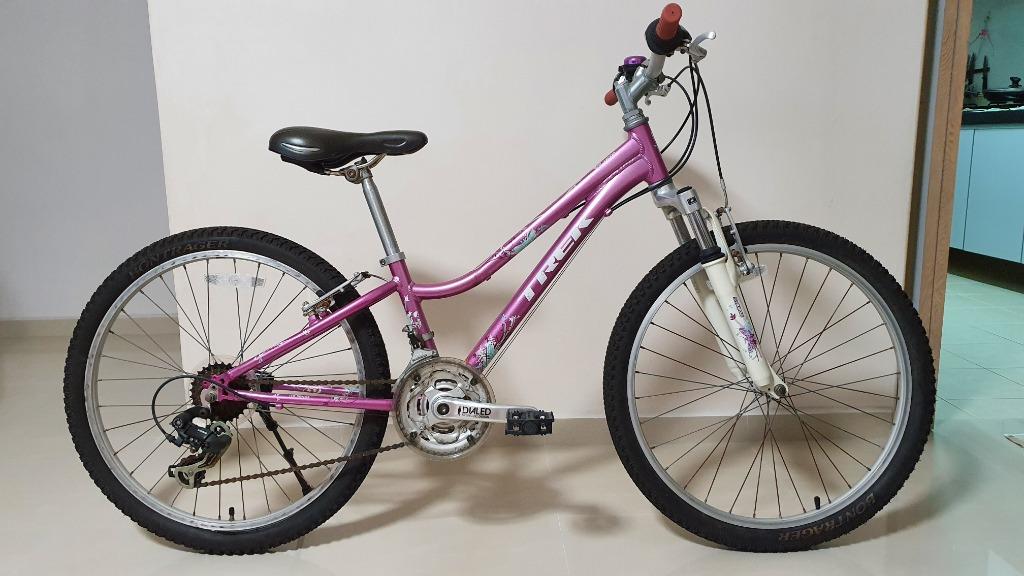 trek mt 220 girl purple