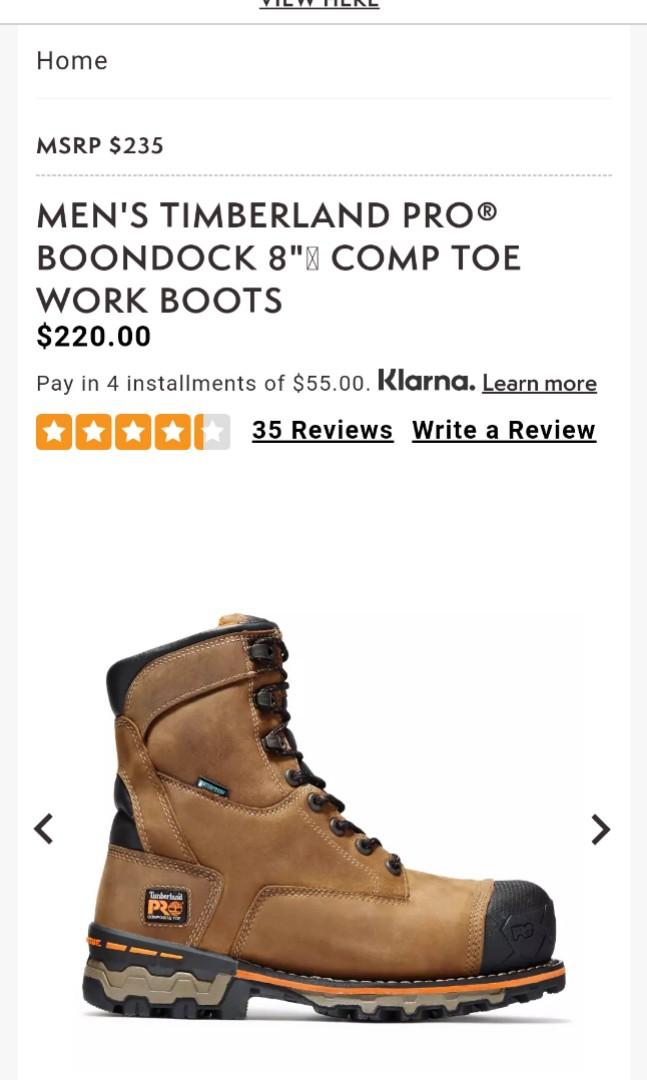 timberland pro boondock 8 review