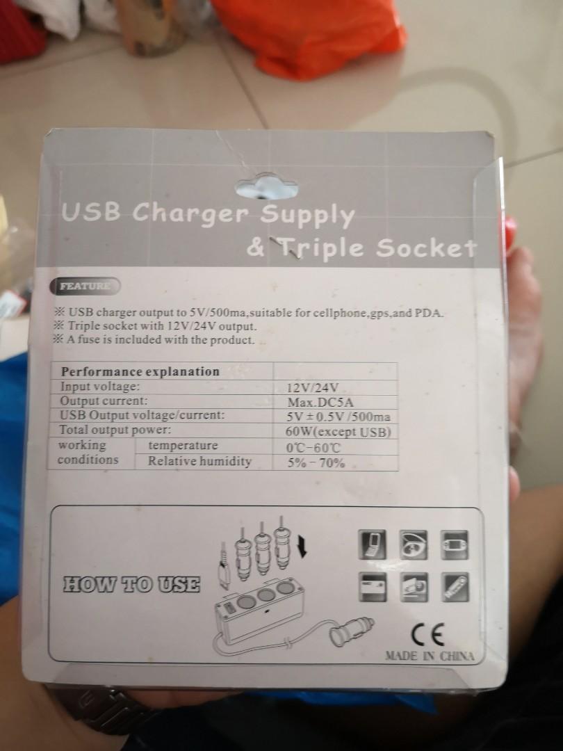 Usb additional socket (Category: Auto Accessories) located in Kuala Lumpur. Submitted by jackson5353 (Listing ID 1031696590, Image 2). Description: .