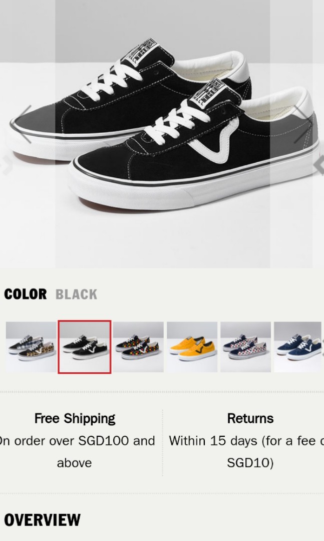 vans sport suede black