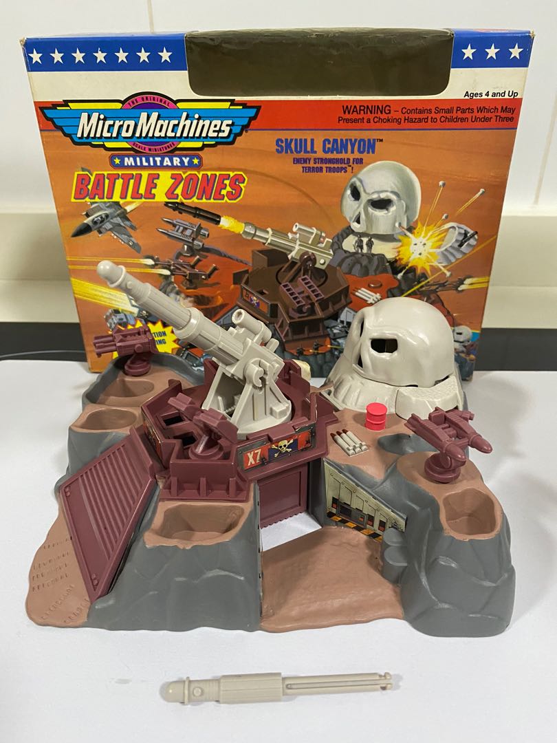 Vintage Micro Machines Military Galoob Skull Canyon Base Playset