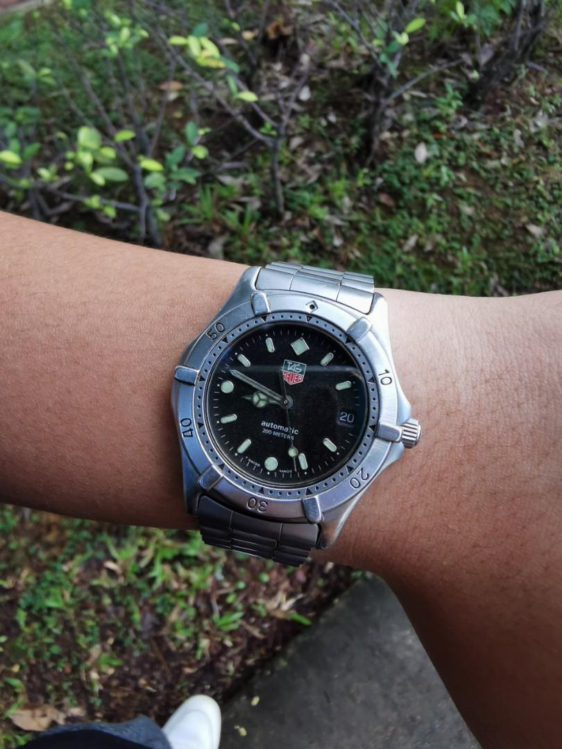 WORLD CHEAPEST Vintage Tag Heuer 200m Automatic Diver 38mm Men Unisex size