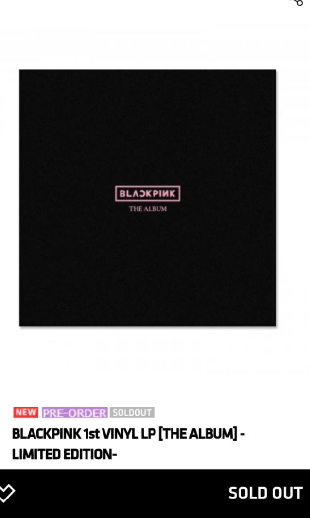 Vinyl Limited Edition Lp Blackpink The Album K Wave On Carousell