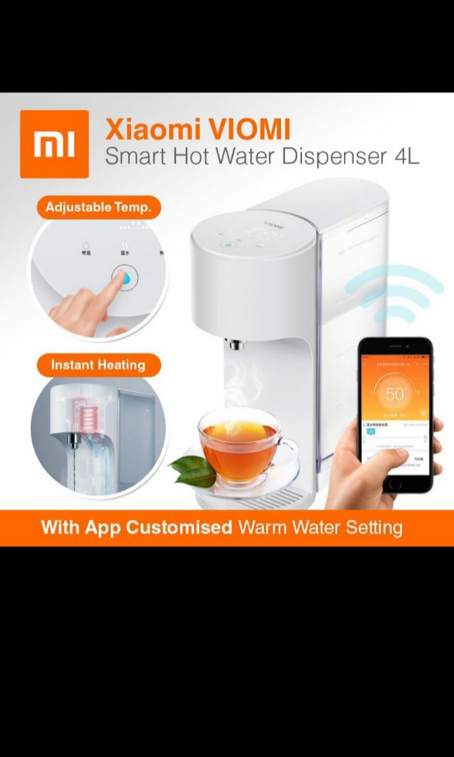 Xiaomi Viomi smart instant heating water dispenser 4.0L, TV & Home