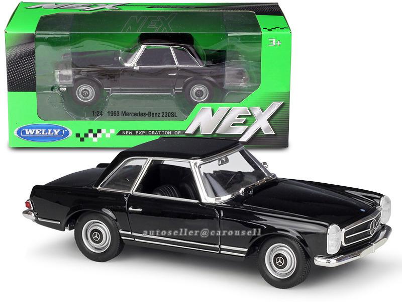 Mercedes Benz 230 SL 1963 Rojo NEX Welly Escala 1/24 | México