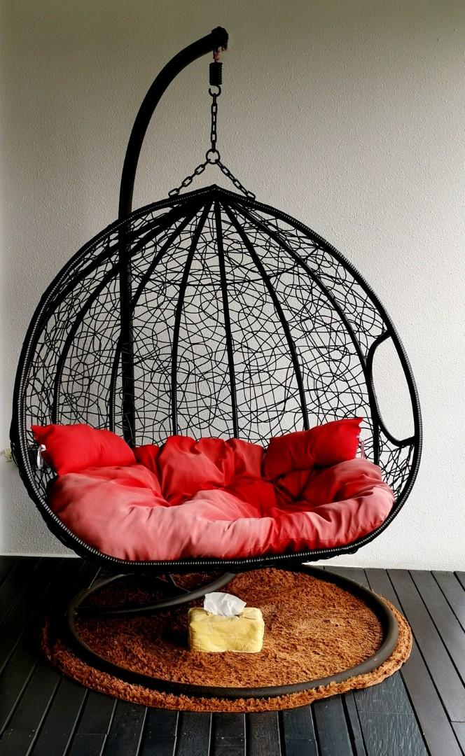 2 Seat Swing Hanging bird nest chair Furniture Home Living