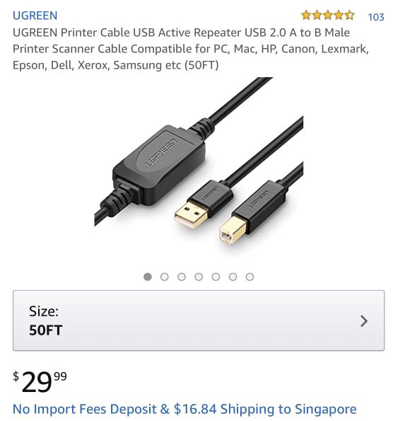 samsung printer cable