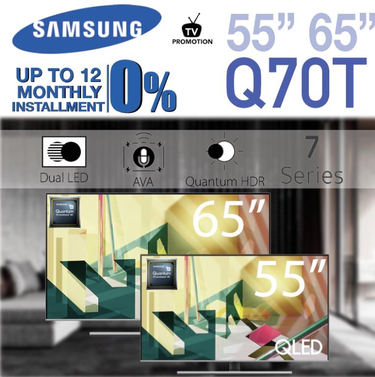 55 65 Samsung Q70t Smart Tv Home Appliances Tvs Entertainment Systems On Carousell