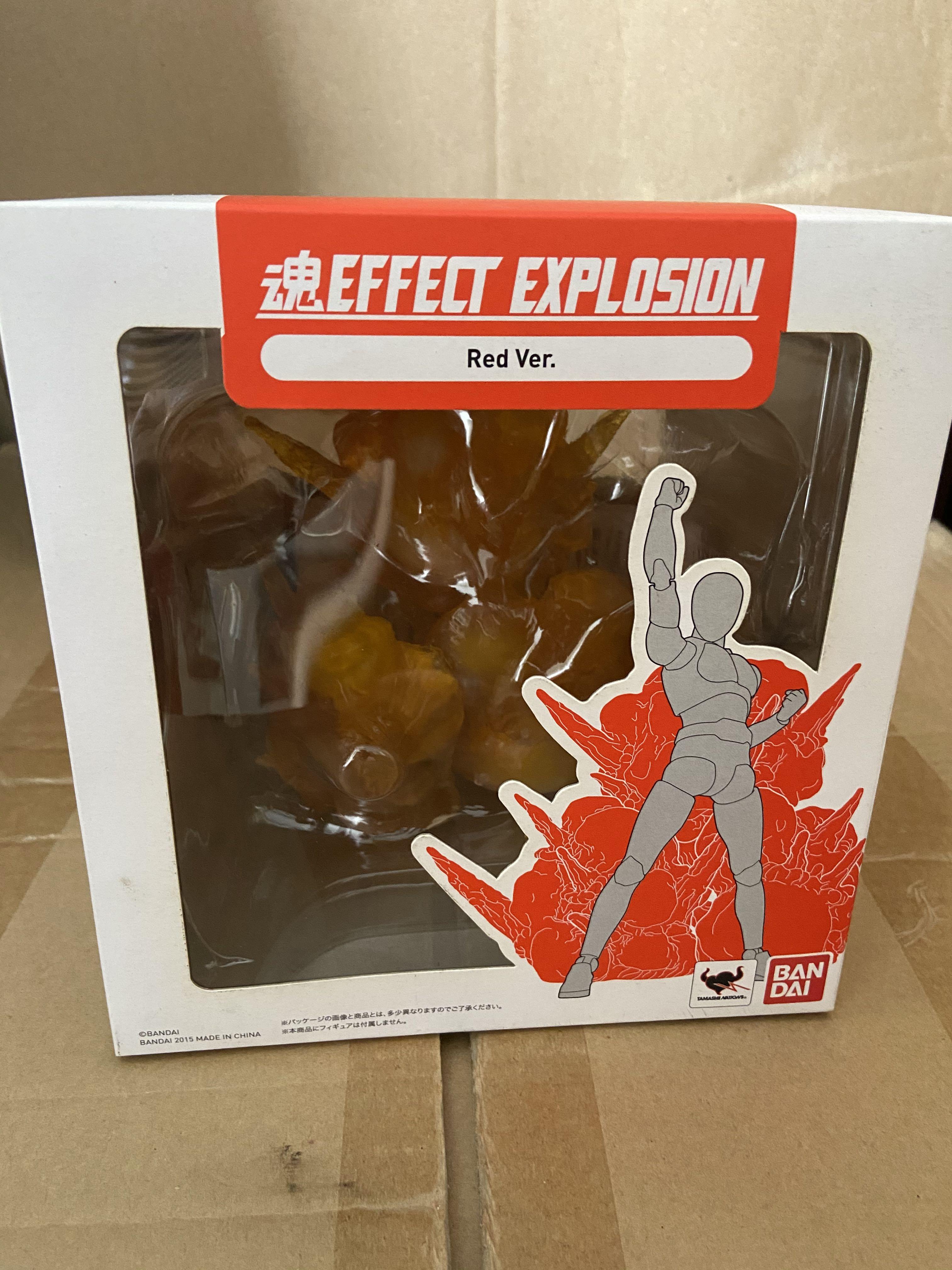 全新原裝行版Bandai 魂effect explosion red ver., 興趣及遊戲, 玩具