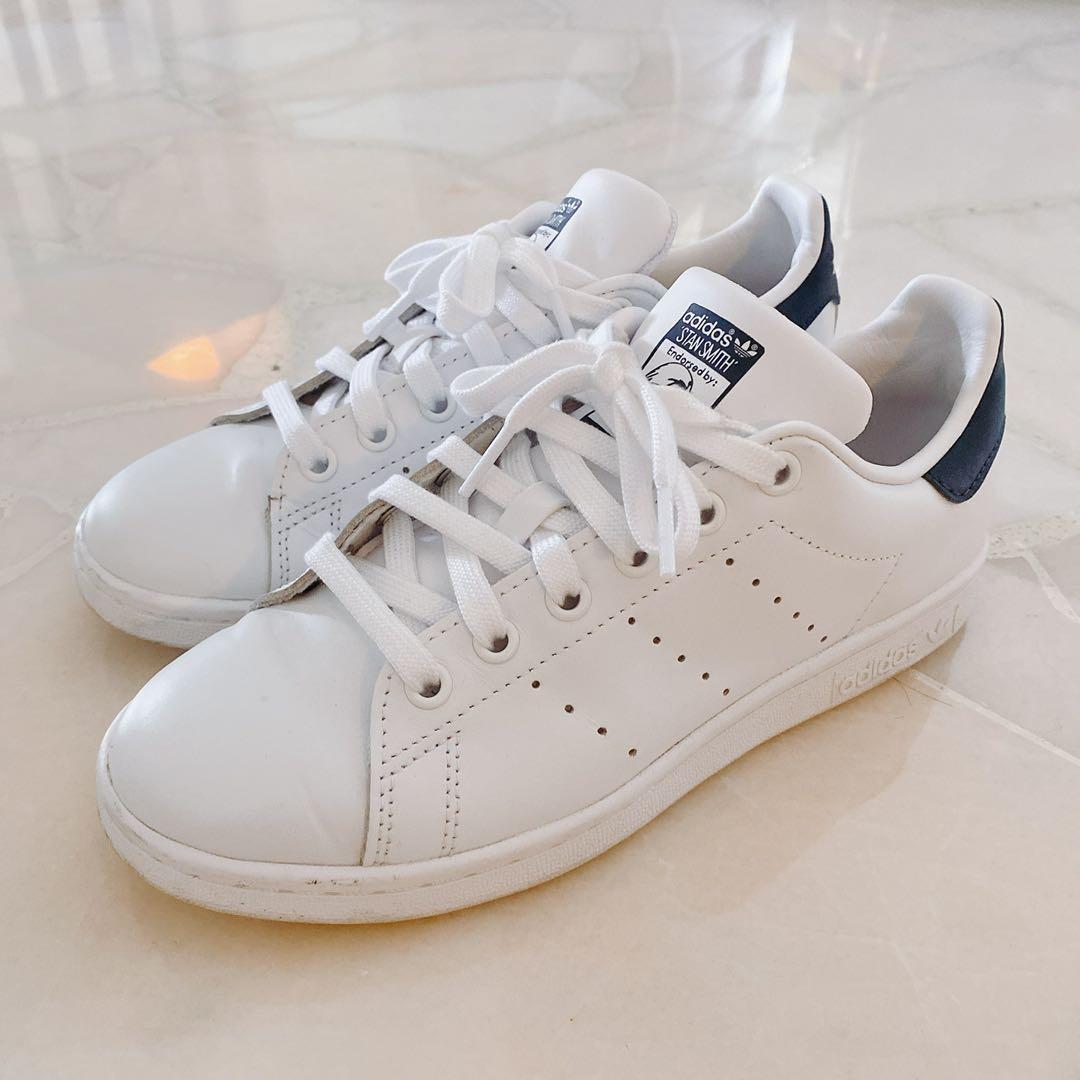 Authentic Adidas Stan Smith Navy (Size 37.5), Women's Fashion, Shoes,  Sneakers on Carousell