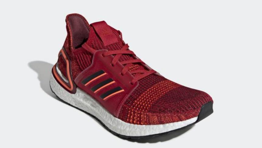 BNIB Adidas Ultraboost 19 Red US9 Men s Fashion Footwear