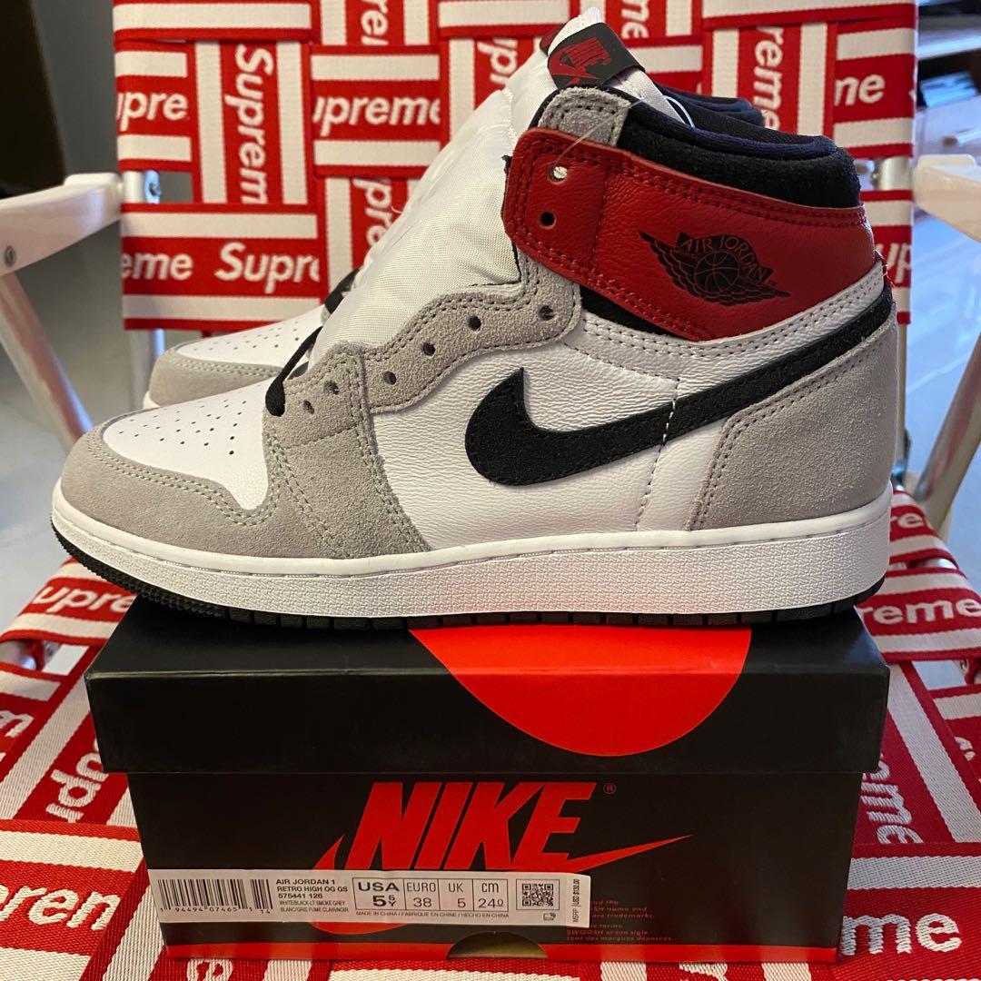 jordan smoke grey gs