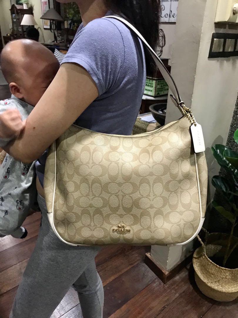 Coach zip sales shoulder bag