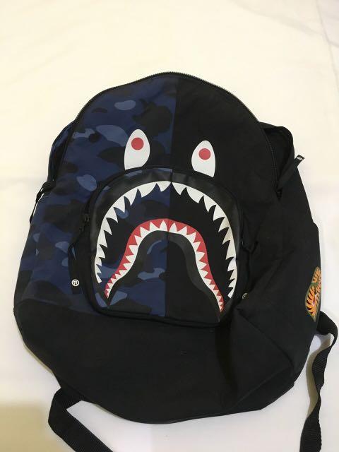 Bape Shark Camo Backpack original JUAL RUGI