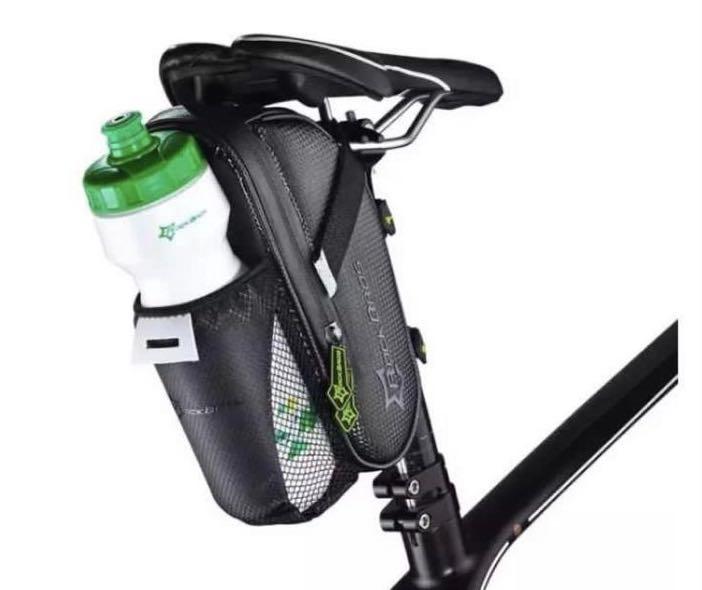 bike saddle bag with bottle holder