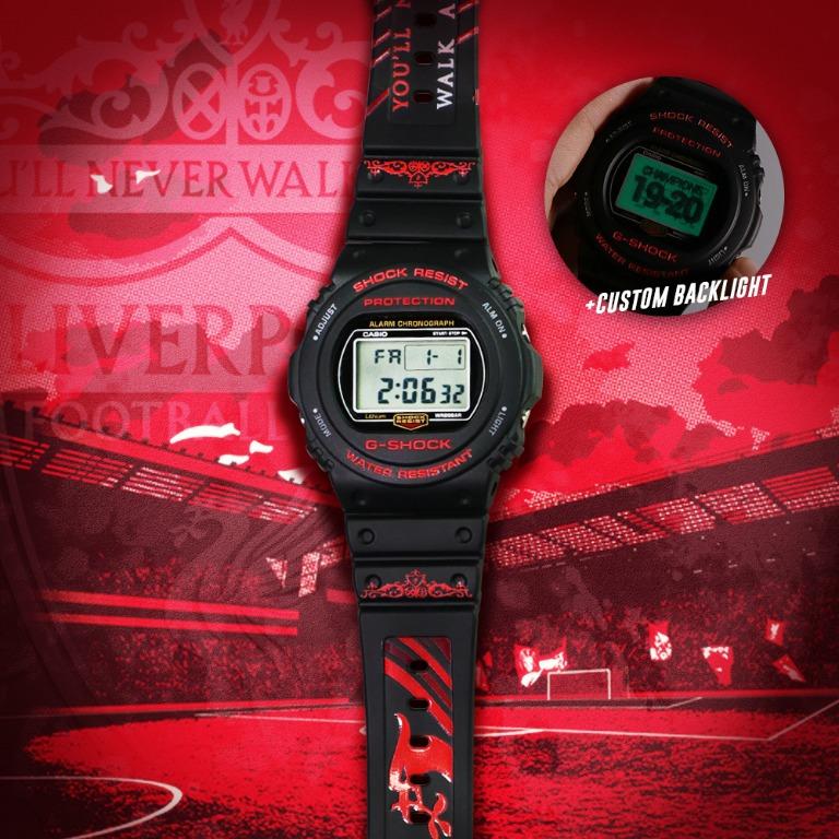 Bpl 19 20 Premier League Liverpool Champions G Shock Black Version Watch 2020 Liverpool Watch Men S Fashion Watches On Carousell