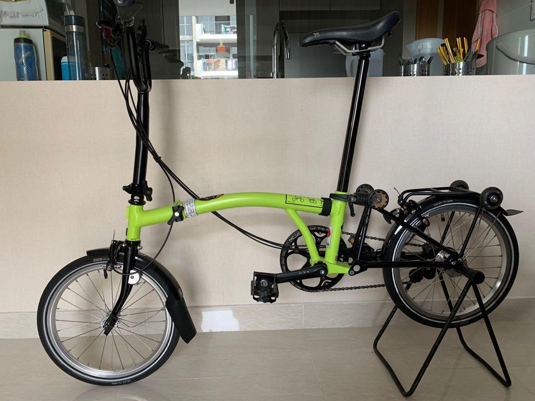 Brompton M6L Lime Green Black Series