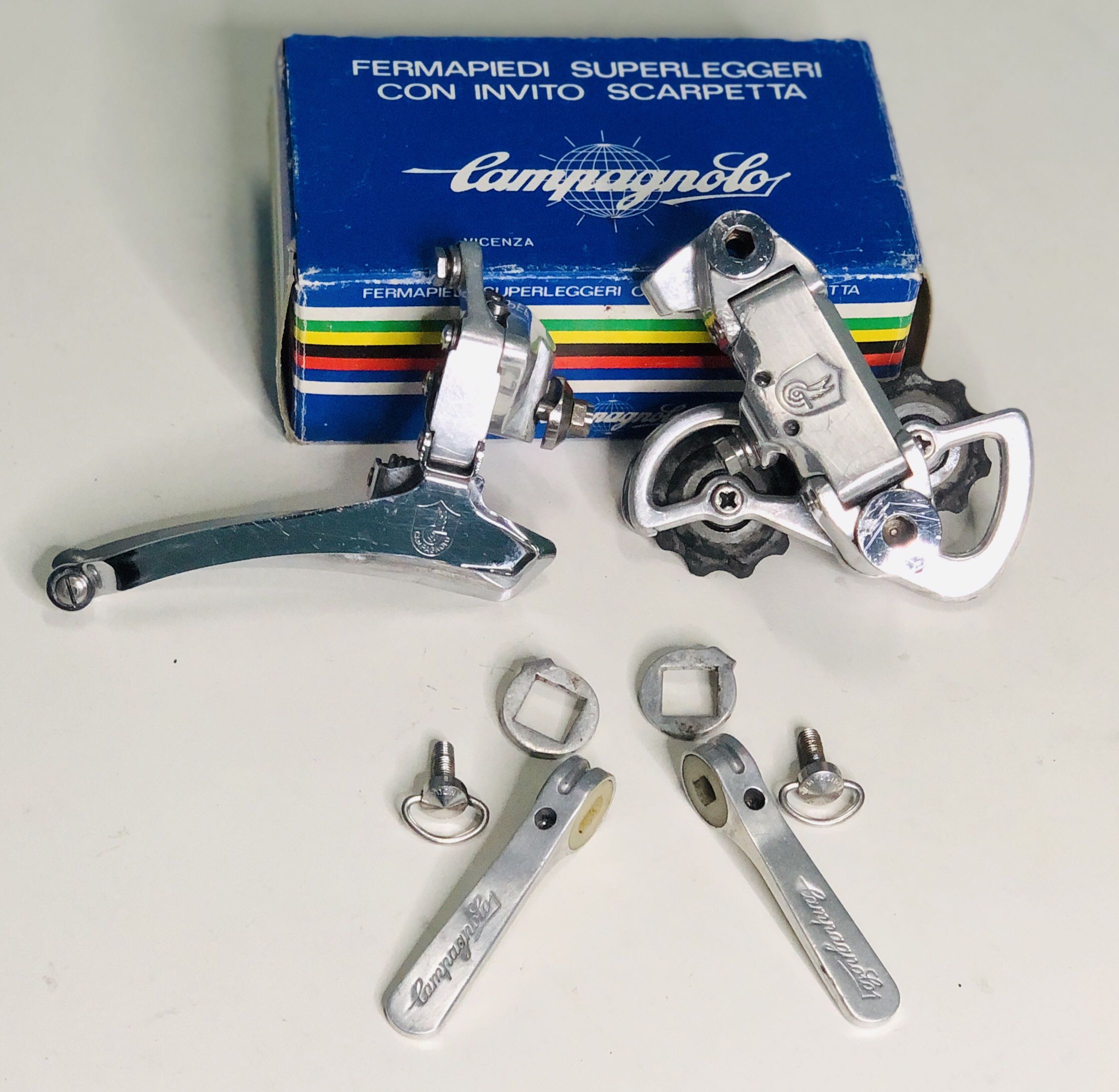 Campagnolo Victory Groupset FD RD & downtube Shifter Vintage