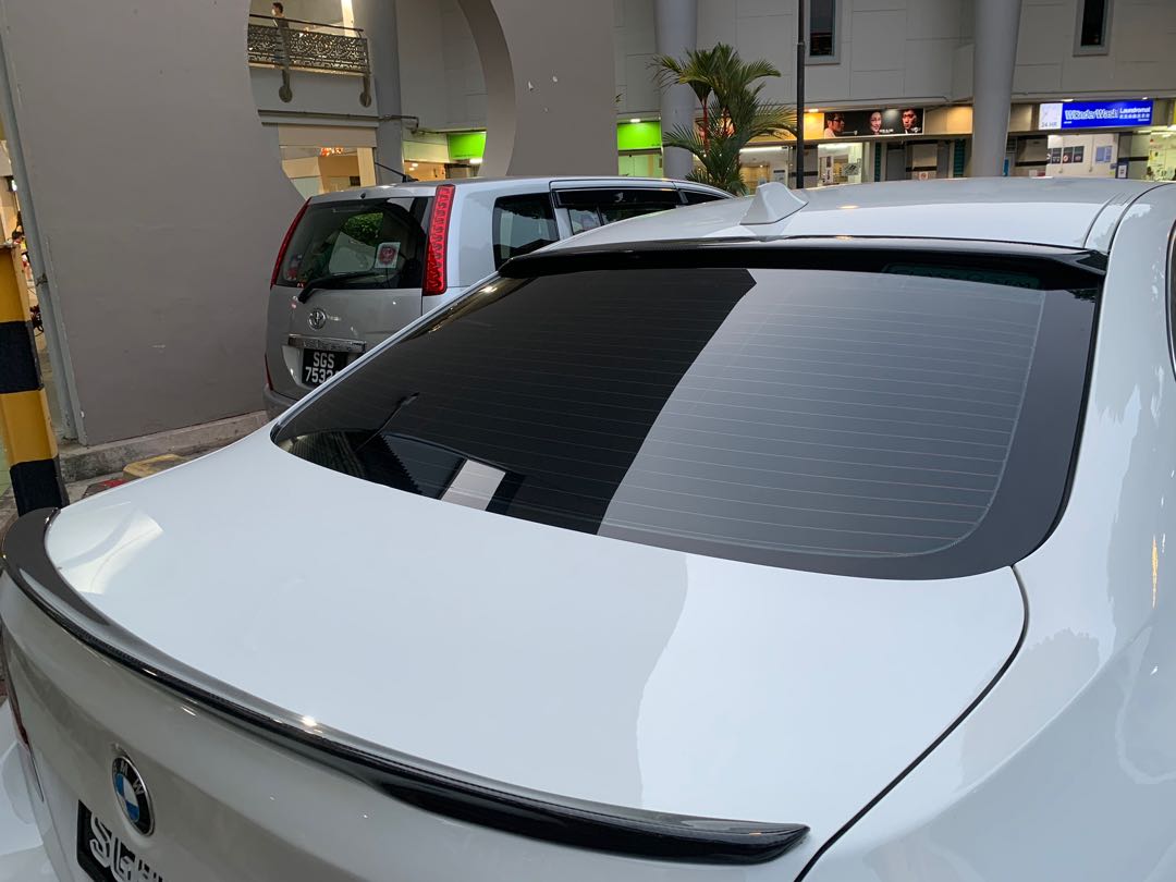 Carbon fibre roof and boot spoiler, Car Accessories, Accessories on