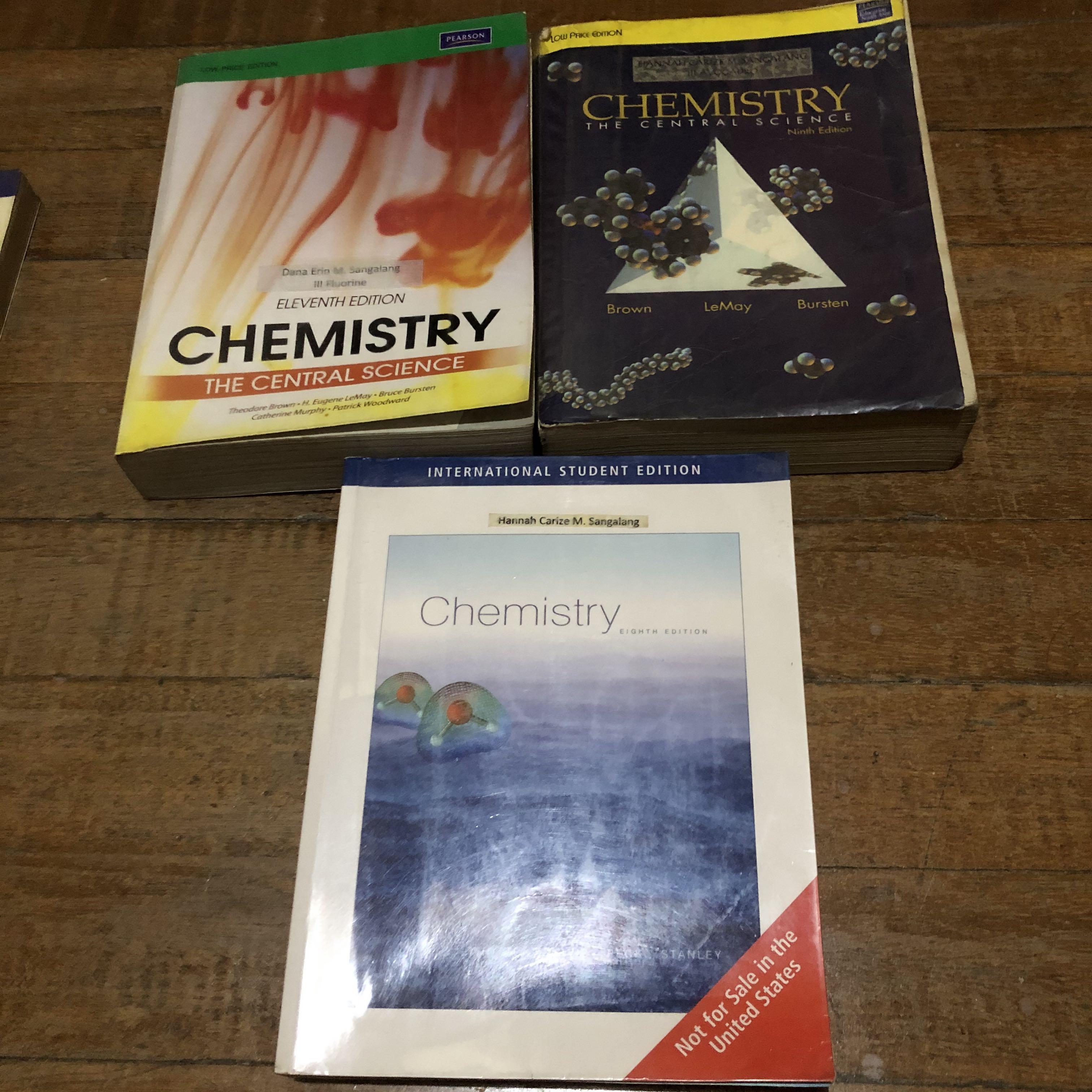 College Books - Math, Chem and Physics (Category: Textbooks) located in Quezon City. Submitted by hc_24 (Listing ID 1025560027, Image 3). Description: MATHEMATICS Vector Mechanics for Engineers Statics 8th ed - Php 300 Stewart’s Algebra and Trigonometry - Php 700 College Algebra and Trigonometry Louis Leithold - Php 700 The Calculus 7 Leithold - SOLD Analytic Geometry 6th ed - Php 300 CHEMISTRY Chemistry The Central Science 9th ed - Php 600 Chemi