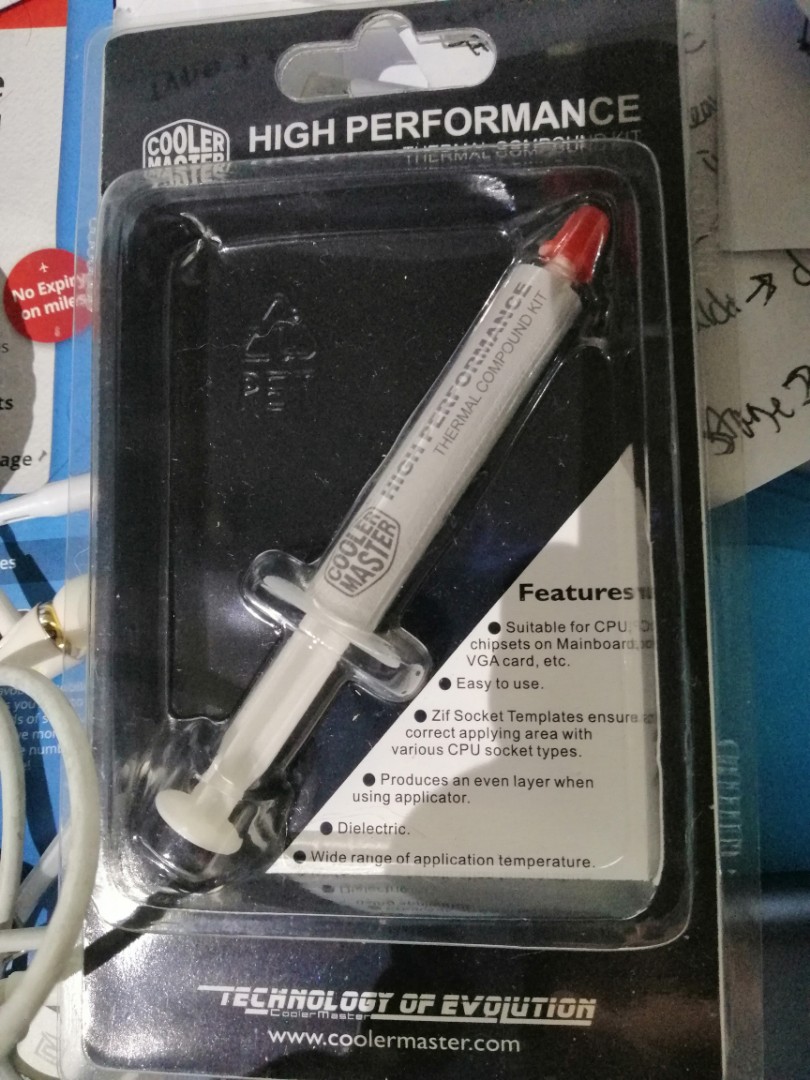 Cooler master thermal compound kit, Computers & Tech, Parts