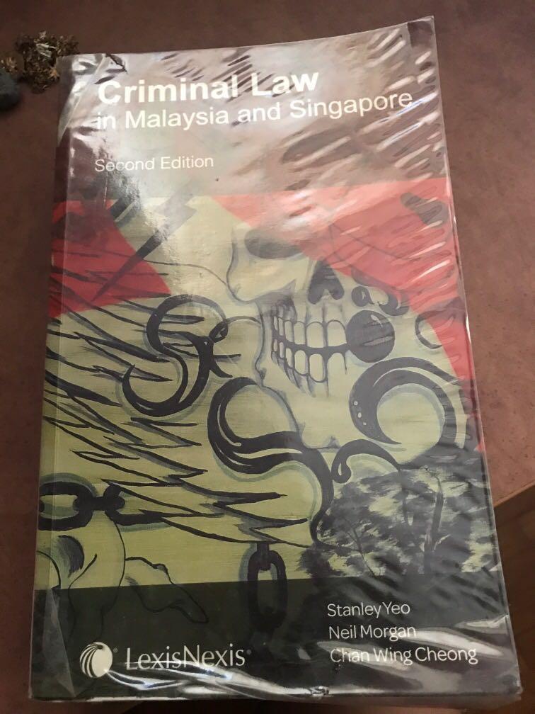 Criminal Law In Malaysia And Singapore Books Stationery Textbooks Tertiary On Carousell