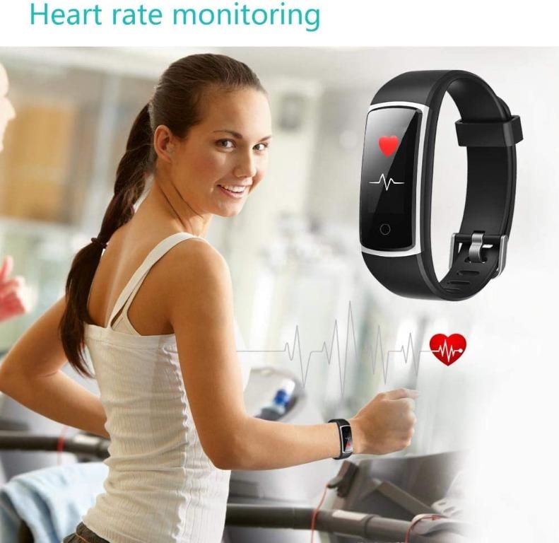 DBDZG YAMAY Fitness Tracker with Blood Pressure Monitor Heart Rate Monitor IP68 Waterproof Activity Tracker 14 Mode Smart Watch with Step Counter Sleep Tracker Fitness Watch for Women Men Kids 2019 Ve...
