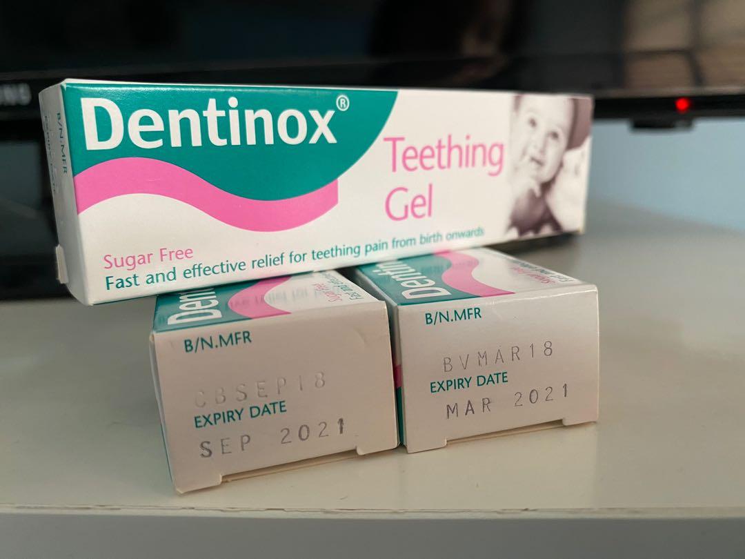 Dentinox Teething Gel Bundle Of 3 Babies Kids Nursing Feeding Weaning Toddler Feeding On Carousell