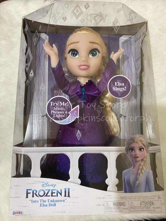 Disney Frozen 2 Princess Elsa Interactive Feature Doll, Hobbies & Toys ...