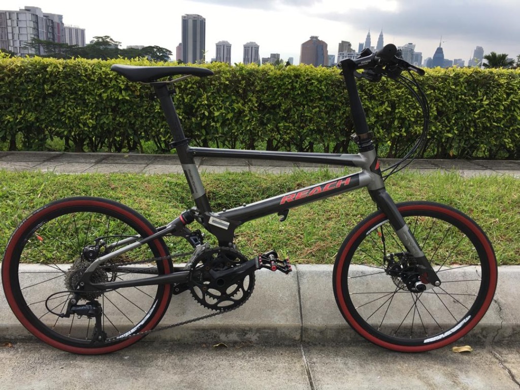 pacific folding bike carbon