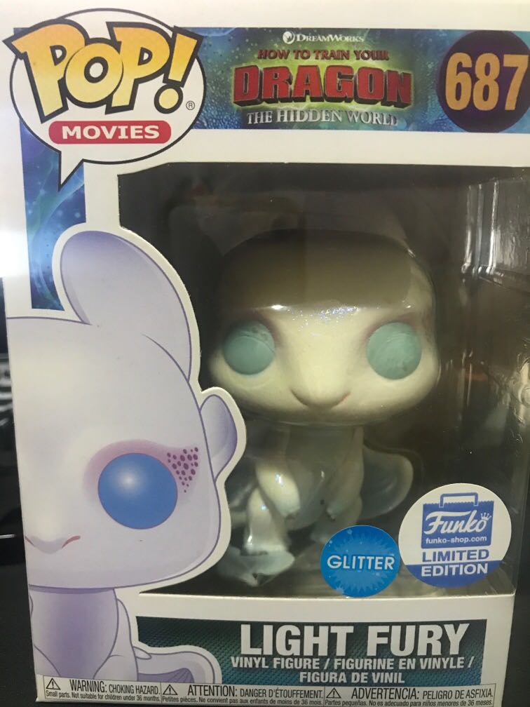 funko pop light fury glitter