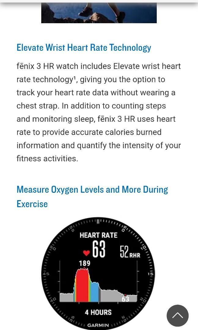 Garmin fenix 3 store hr sapphire elevate