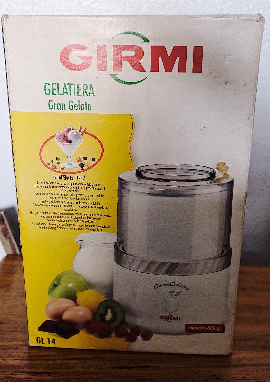 Girmi ice cream maker hot sale