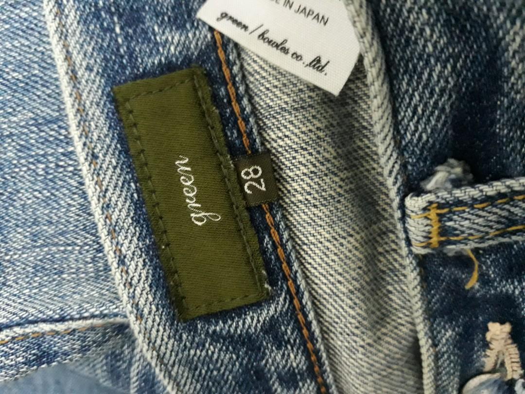 Green selvedge denim discount