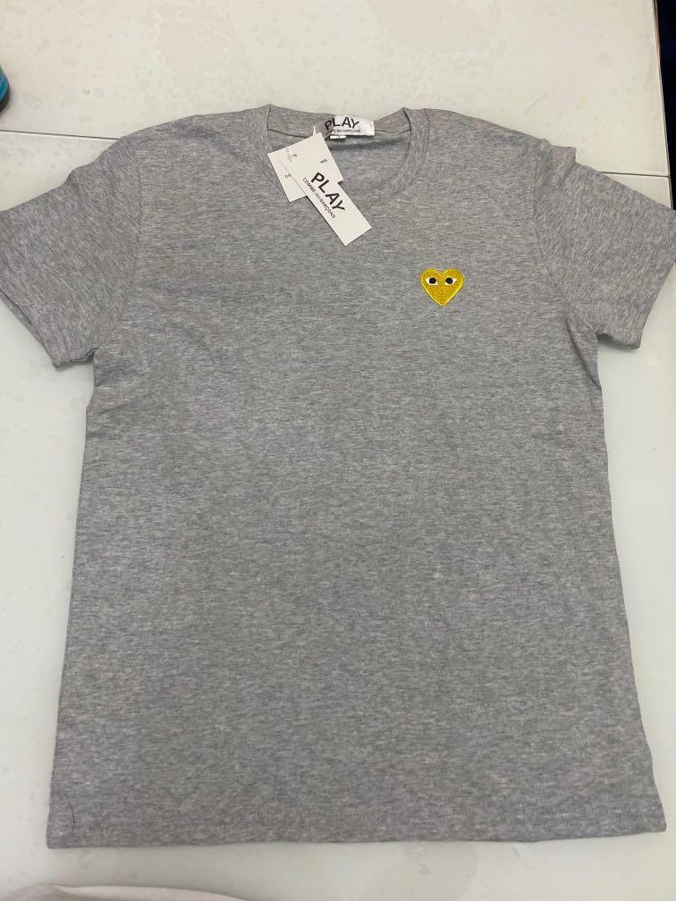cdg yellow heart