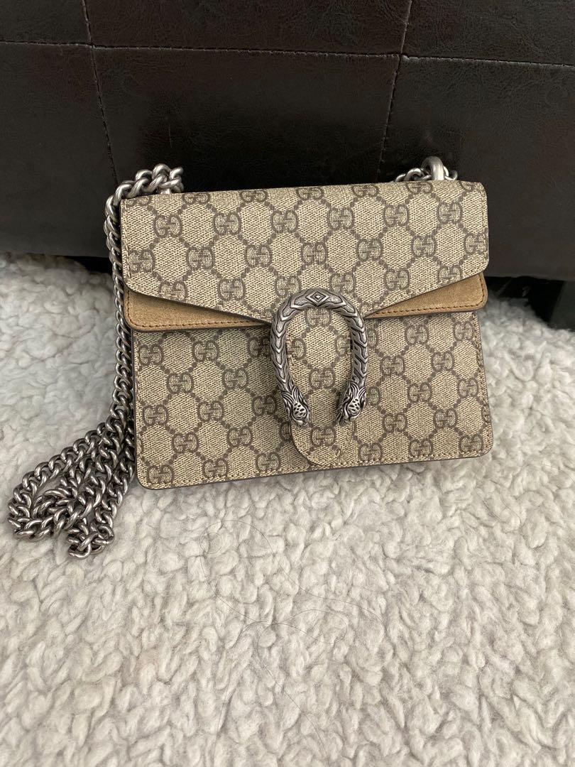 Gucci Mini Dionysus Flap Sling Bag, Luxury, Bags & Wallets on Carousell
